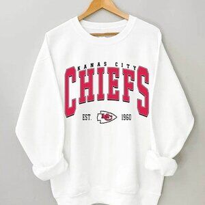 Kansas City Chiefs Crewneck Sweatshirt KC Game Day Cozy Team Fan Apparel 51